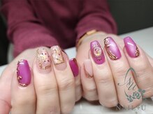 ネイルプラスユウ(NAIL+U)/押し花ネイル