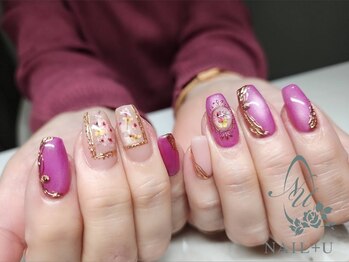 ネイルプラスユウ(NAIL+U)/押し花ネイル