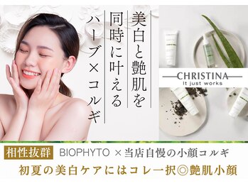 フェイスラインプラス 銀座店(FACELINE+)の写真/初夏の美白ケアにはコレ一択◎美白＆艶肌【相性抜群】クリスティーナBIOPHYTO×極上小顔コルギ♪
