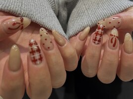 ボルドーガーリーネイル！