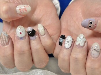 nail studio COCO【ココ】の写真/唯一無二の個性派デザインもお任せ!誰とも被らない個性派ネイル、推しネイルなど幅広いデザインが可能◎