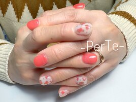 レオパード/春ネイル/かわいい