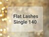 [期間限定]まつげエクステ・セーブルフラットラッシュ140本 ¥5800→¥5000