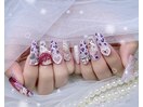 痛ネイル 推しネイル ヒョウ柄