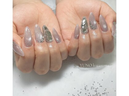 「Nail Salon YUNO 烏丸店」 フィルイン/マグネット/長さだし/持ち込み/ワンホン/定額の写真