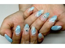 アンドエムネイル(&M nail)の雰囲気（波打つ海をそのまま指先へ＊）
