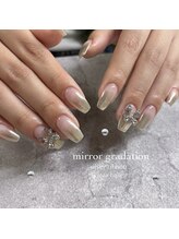 ビートゥーネイル 梅田(B to Nail)/ミラーネイル
