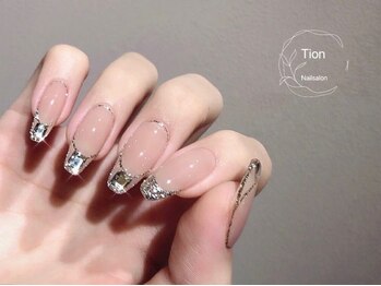 ティオン 川崎店(Tion)/オンブレフレンチ・冬ネイル