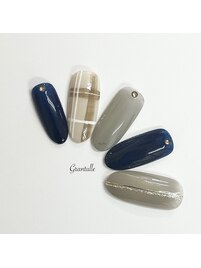 チェックネイル