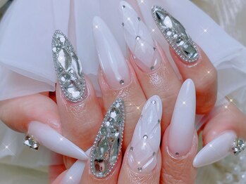 シーアンドビーネイル(C&B Nail)/チップ長さだしキルティング