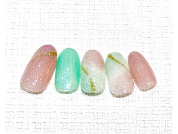 ネイルサロン ロゼプリュム/春色ニュアンス