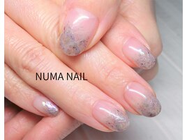 オーロラ×くすみザインフレンチ