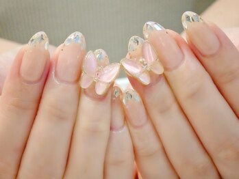 ラルネイル 大宮(Lull. nail)/+蝶々パーツ別途追加♪