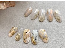 ジョアアンジェ 上本町店(joieange)/ニュアンスネイル/フラワー