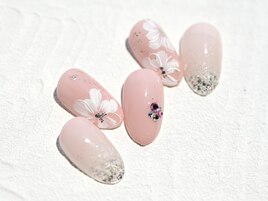 奥行きフラワー☆ヌーディー☆花