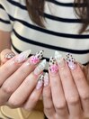 ヒョウ柄ネイル