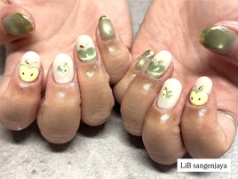 グリーンアップルネイル