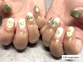 グリーンアップルネイル