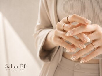 サロンイーエフ 名駅店(salon EF)の写真/持ち込みOK【90分アートフリー￥7480/120分アートフリー￥8480】旬の韓国ネイルやニュアンスネイルもお任せ！