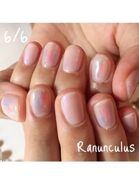 パステル☆やわらか塗りかけNail