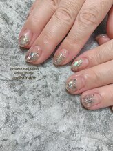 プライベート ネイルサロン マーマ(murmur)/ラメグラデーション