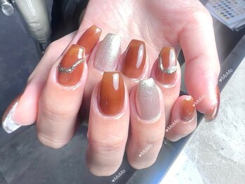 モモネイル(MOMO nail)/ニュアンス，ラメ，ミラー