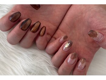 フランチェス(Frances)/非対称 〇 ブラウンネイル