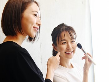 マミュ 銀座トータルビューティー店(MAMEW)の写真/《パーソナルカラー診断/骨筋診断/メイクレッスン》特別な日に向けてメイクをアップデートして大変身！