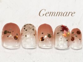 紅葉グラデーションネイル