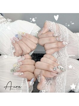 盛り盛りビジューネイル