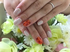 べっ甲ネイル★クーポンデザイン