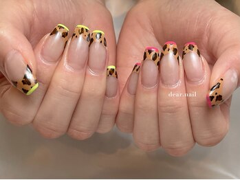 ディアネイル(dear.nail)/ネオン× レオパード