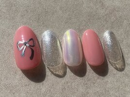 リボンnail