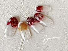 ネイルアンドアイラッシュ ボネール 銀座店(lash Bounail)/ゴージャス フレンチ 雪 冬