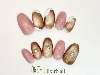 エリクサーネイル 新橋(Elixir Nail)/定額a シンプル/クーポン使用