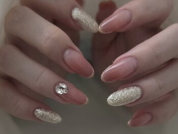 ネイルズ ビー 南昭和町本店(Nail's be)の写真/【爪育ジェル￥6000】クリアジェルだからネイルNGのOLさんや学生さんにも◎ケアして自信の持てる指先へ。