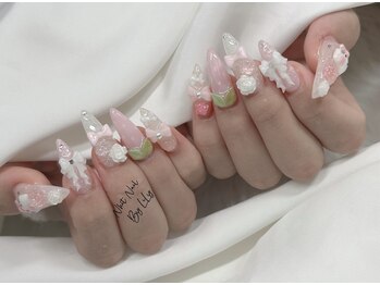 ニットネイル(Nhit.nails)の写真/【チップ&スカルプ両方対応可能】長さ出しは￥7000～！夜遅くまでの営業なのでお仕事終わりにも通いやすい♪
