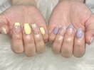 ツイードネイル ¥7000
