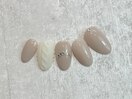 シンプルニットネイル