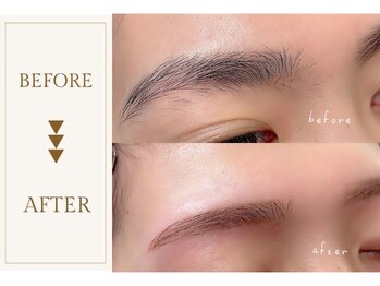 ヴァイス(VAICE)/印象激変/平行眉/垢抜け眉カラー