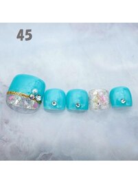 フットネイル：No.45
