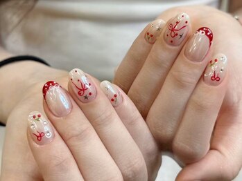 モナサロン(Mona salon)の写真/【持ち込みデザインOK】最旬トレンド×高技術で叶う華やかジェルネイル♪イベント前にもオススメ☆