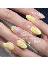 ジェルメ(germer)/ミモザデザインネイル♪