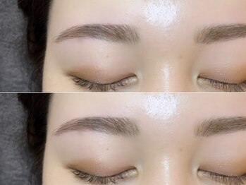 ジェントブロウ 堺筋本町店(GENTBROW)の写真/≪似合わせ美眉アイブロウWAX¥4000≫お目元にお悩みのある方必見!経験豊富なプロスタッフが丁寧にお答え◎