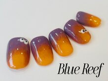 ネイルアンドまつげエクステ ブルーリーフ 四谷三丁目店(Blue Reef)/さつまいもハロウィンネイル