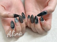 エリナネイルサロン池袋(Alina Nail Salon)/スカルプ/持ち込みデザイン