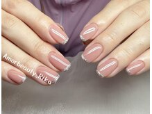 アモールビューティー 新宿店(Amor Beauty)/フレンチネイル　エレガント