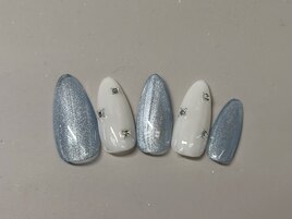 マグネットブルー×ホワイト
