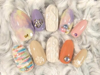 ハッピービューティー(Happy Beauty)/ニットネイル☆