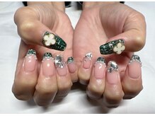 ネイルアンドアイラッシュサロン エスポアール(nail&eyelash salon espoir)/ツイードフレンチ　90分コース